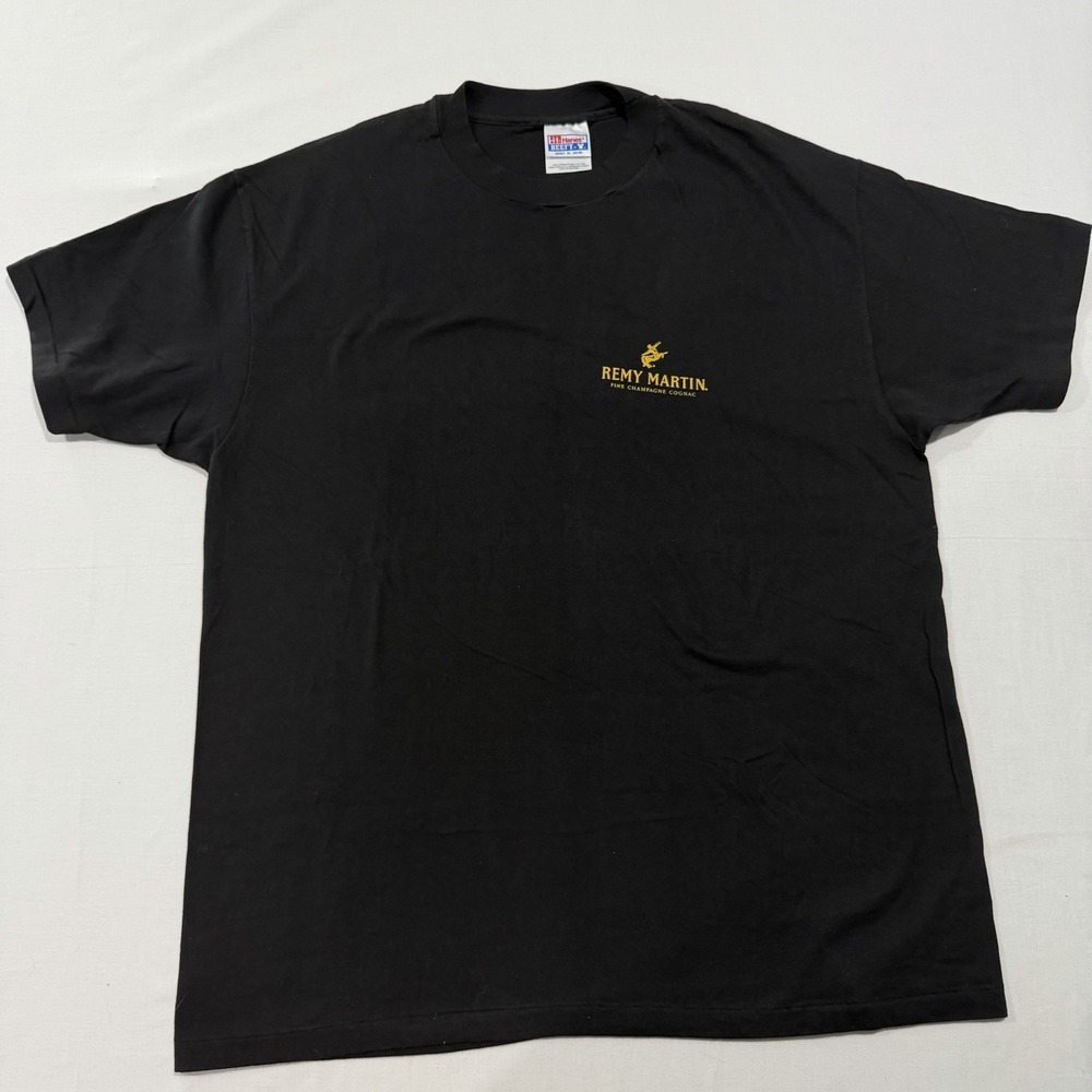 Vintage 90s Remy Martin Cognac Shirt Single Stitch XL Hanes Beefy-T Promo Tee